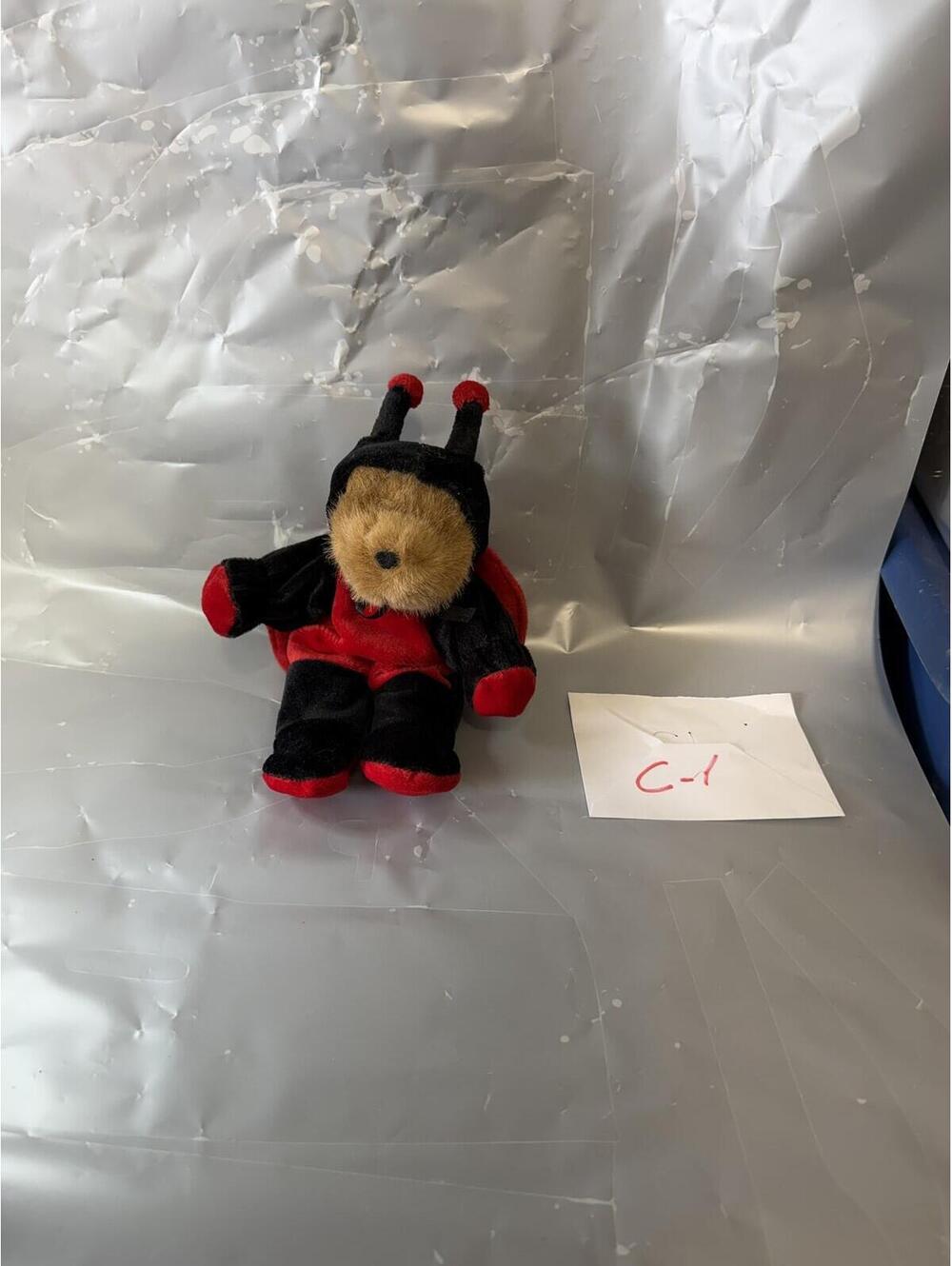 G.A.C. Ladybug Bear Plush Toy Stuffed Animal 1998